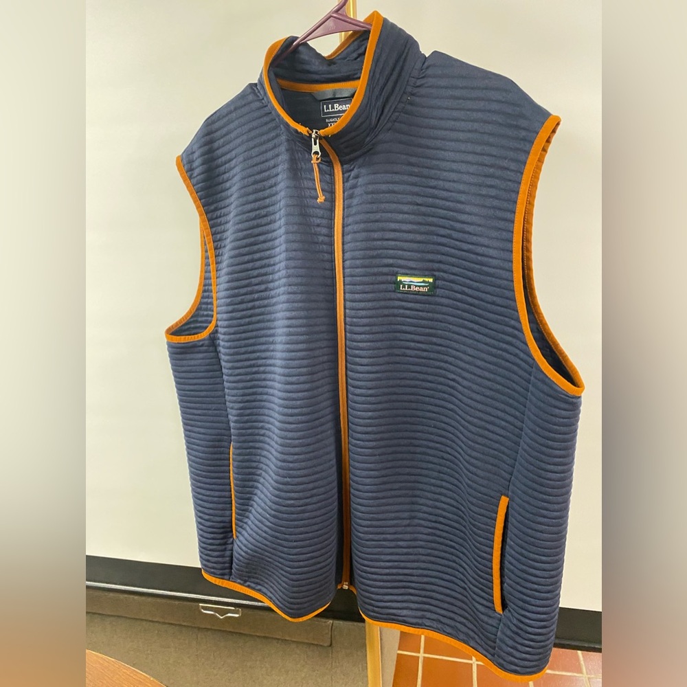 Ll Bean men’s airlight vests slightly fitted size XXL. $35.00 EACH.